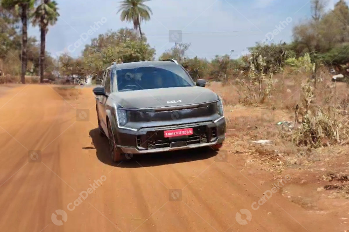 Kia EV9 Spied in India