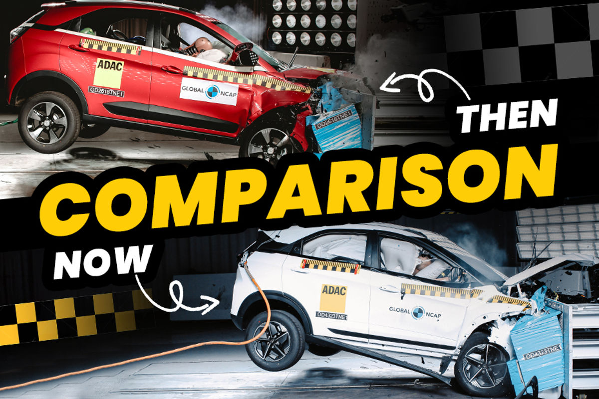 2018 Tata Nexon vs 2024 Tata Nexon Global NCAP comparison 2018 Tata Nexon vs 2024 Tata Nexon Global NCAP comparison