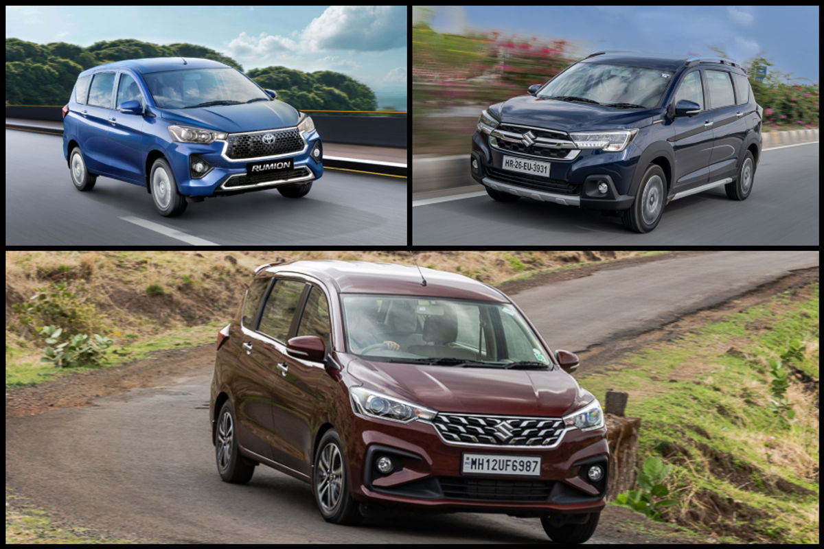 Waiting period on Maruti Ertiga, Toyota Rumion and Maruti XL6 in February 2024