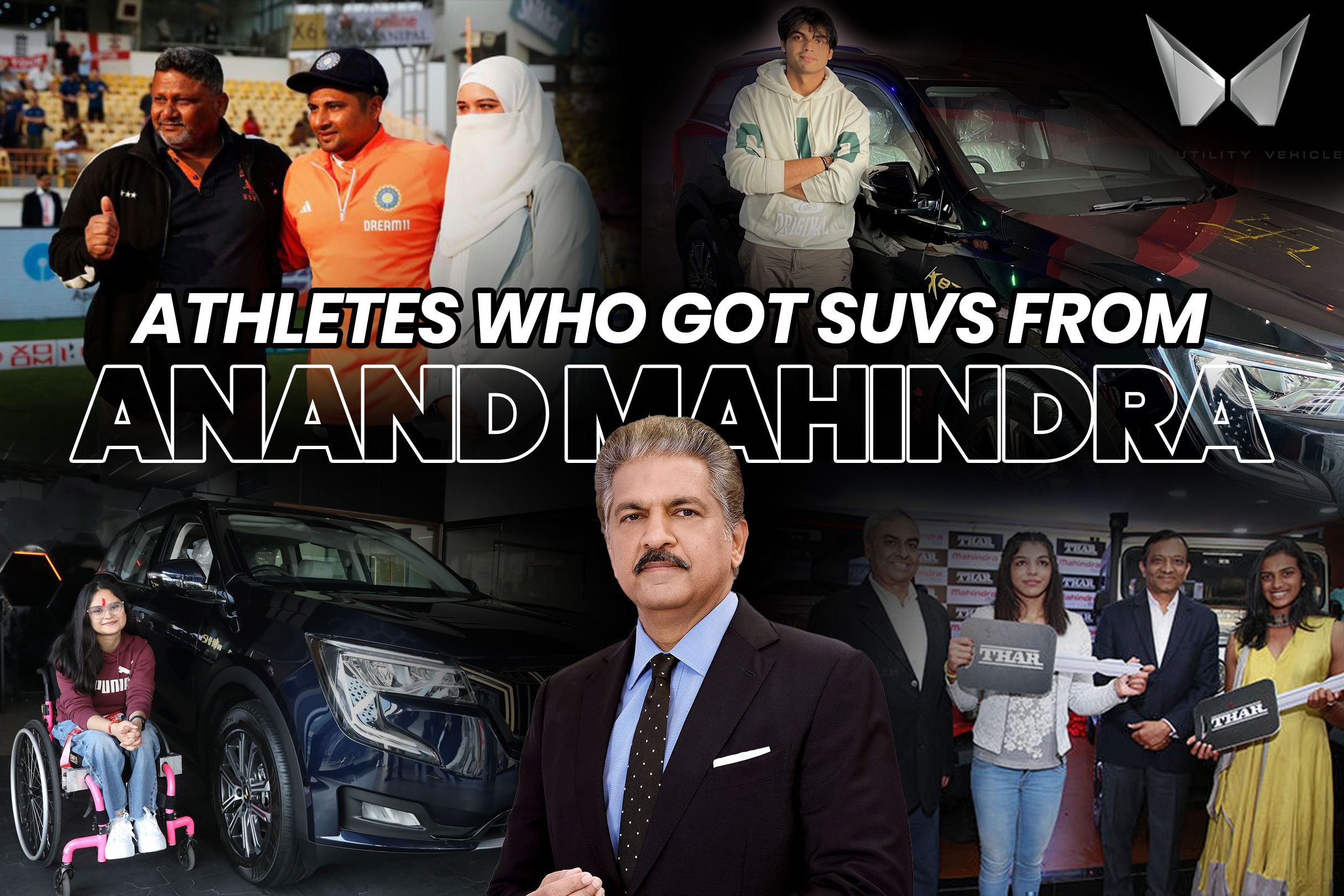 These 14 Athletes Received Mahindra SUVs As Gifts From Anand Mahindra
