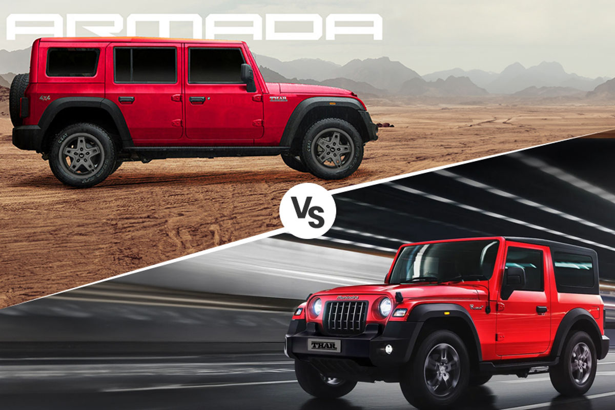 Mahindra Thar 5-door vs Mahindra Thar 3-door