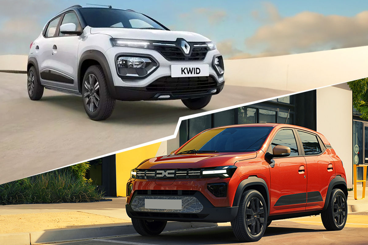 Renault Kwid vs Dacia Spring EV