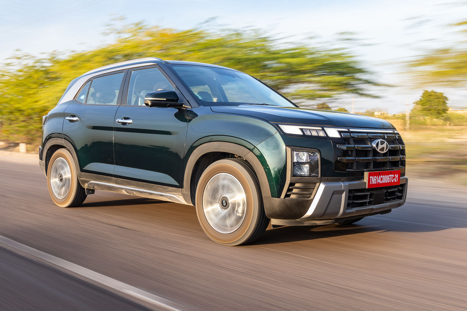2024 Hyundai Creta driving 2024 Hyundai Creta driving