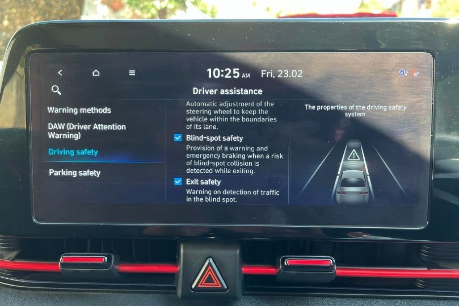 Hyundai Verna ADAS settings