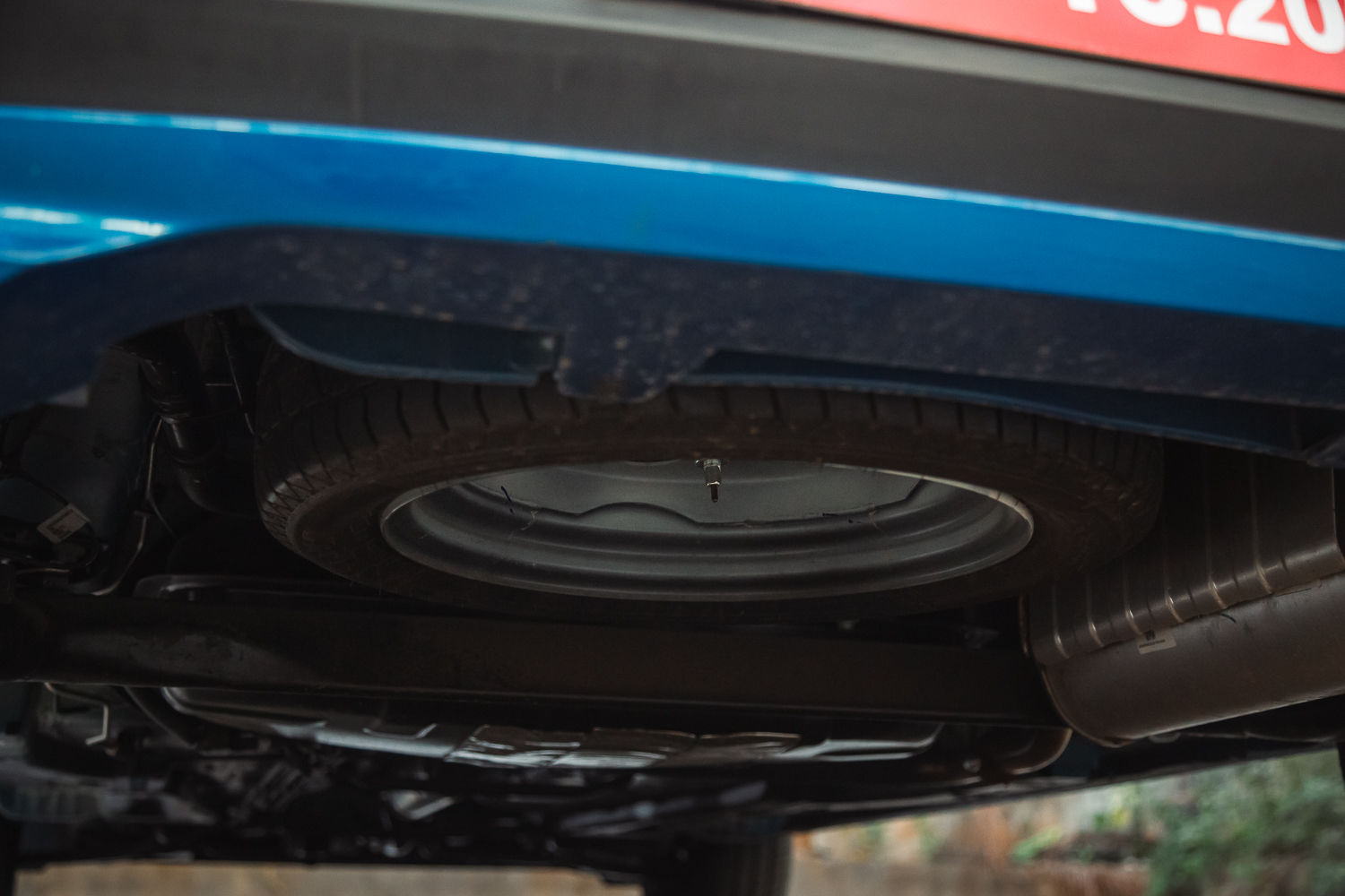 Tiago CNG spare wheel