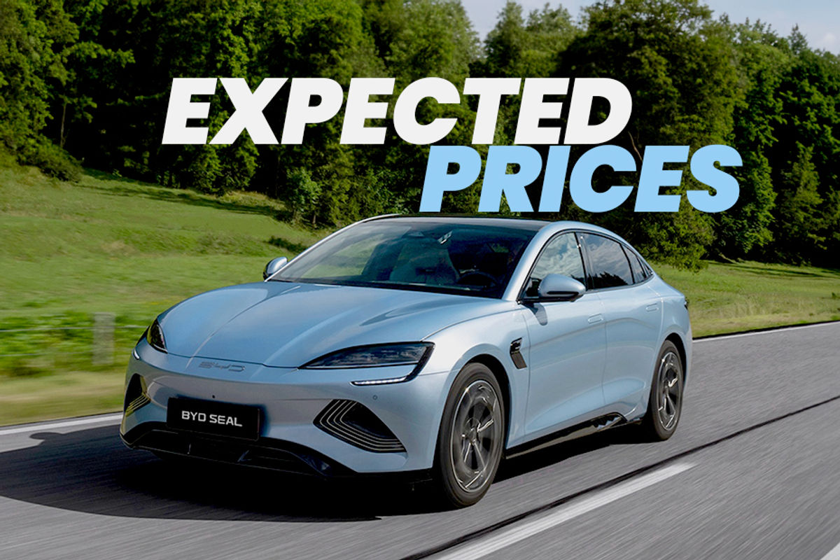 BYD Seal expected prices
