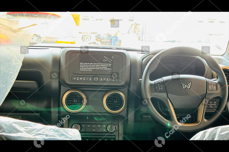 Mahindra Thar Earth Edition cabin