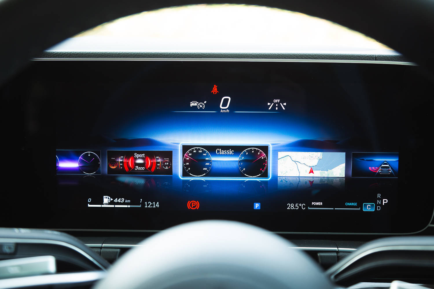 Mercedes-Benz GLS 12.3-inch digital driver display