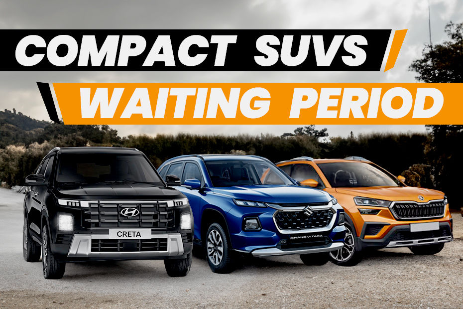 Compact SUVs waiting period in March 2024