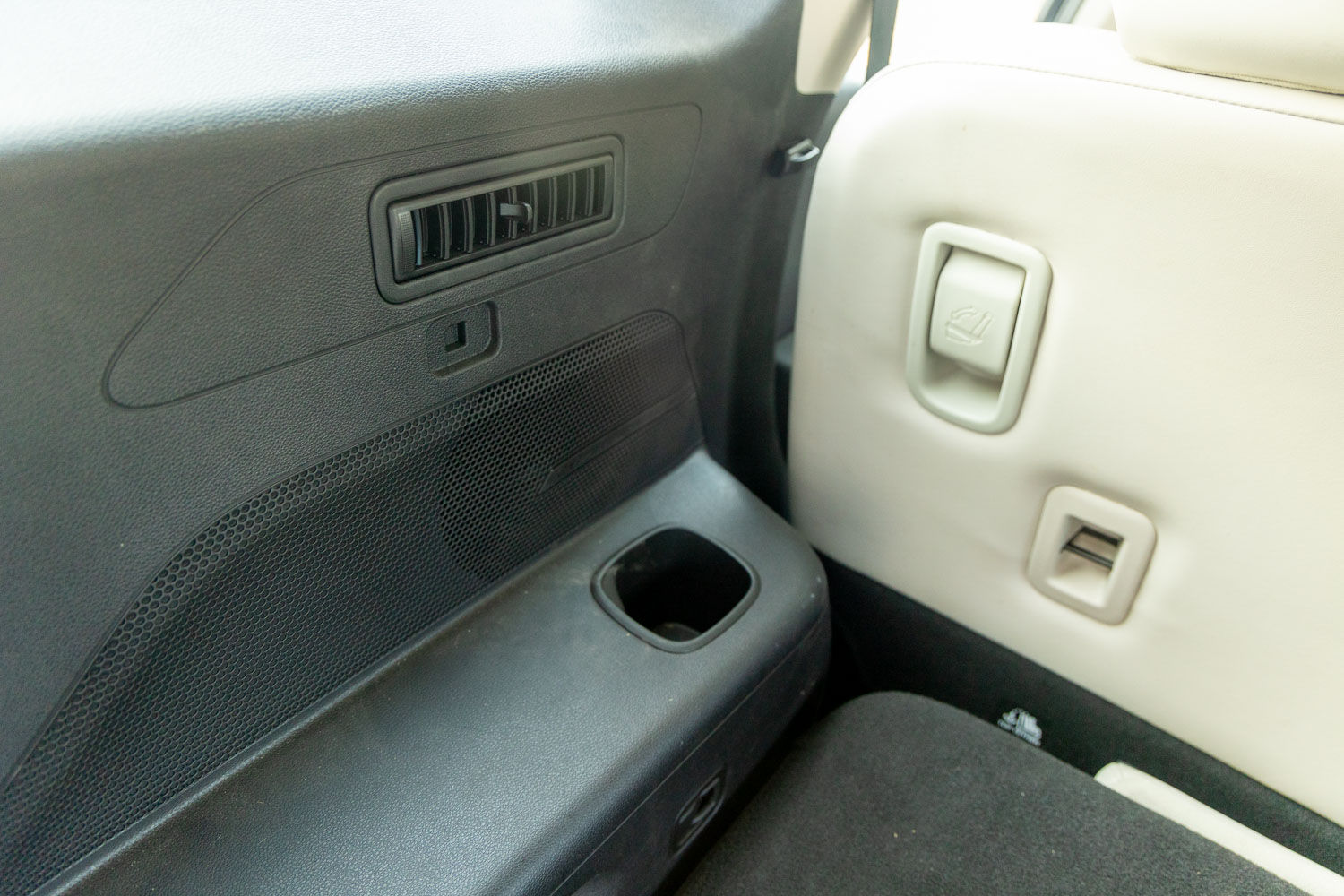 Last row cup holder