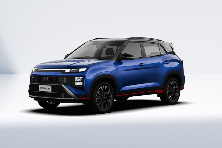 Hyundai Creta N Line Thunder Blue with Abyss Black roof