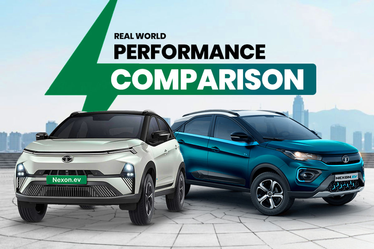 Tata Nexon EV facelift and old Tata Nexon