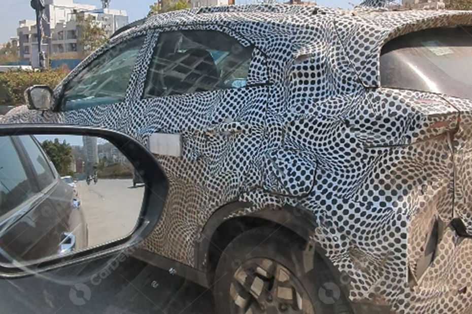 Tata Nexon CNG Spied Tata Nexon CNG Spied