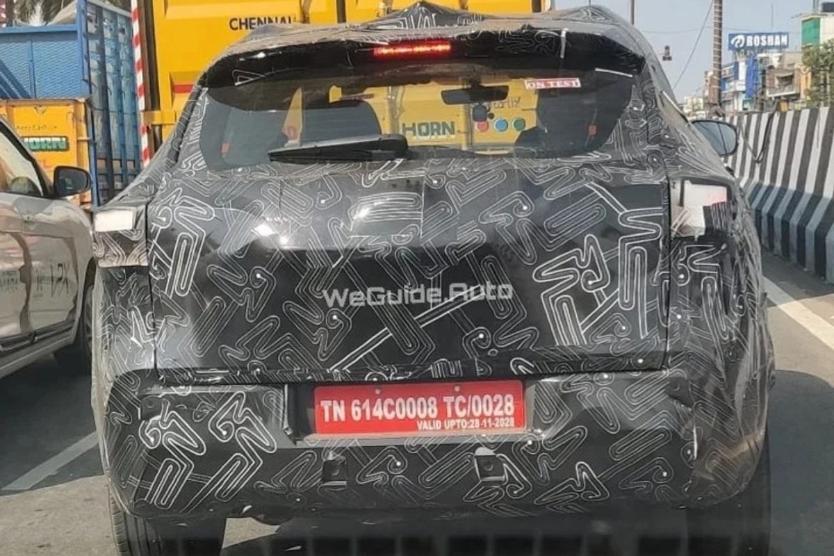 2024 Nissan Magnite spied