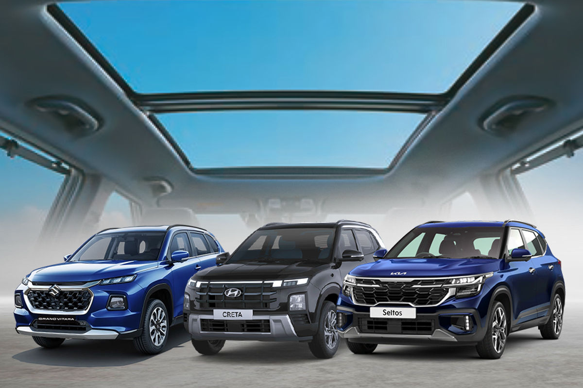 5 most affordable cars with a panoramic sunroof in India
