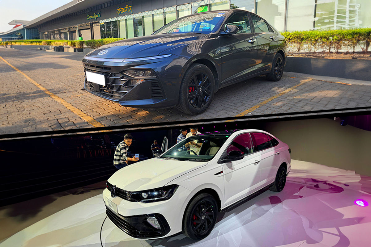 Volkswagen Virtus GT Plus Sport and Hyundai Verna turbo