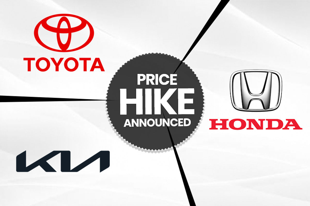 Price hikes announced by carmakers for April 2024