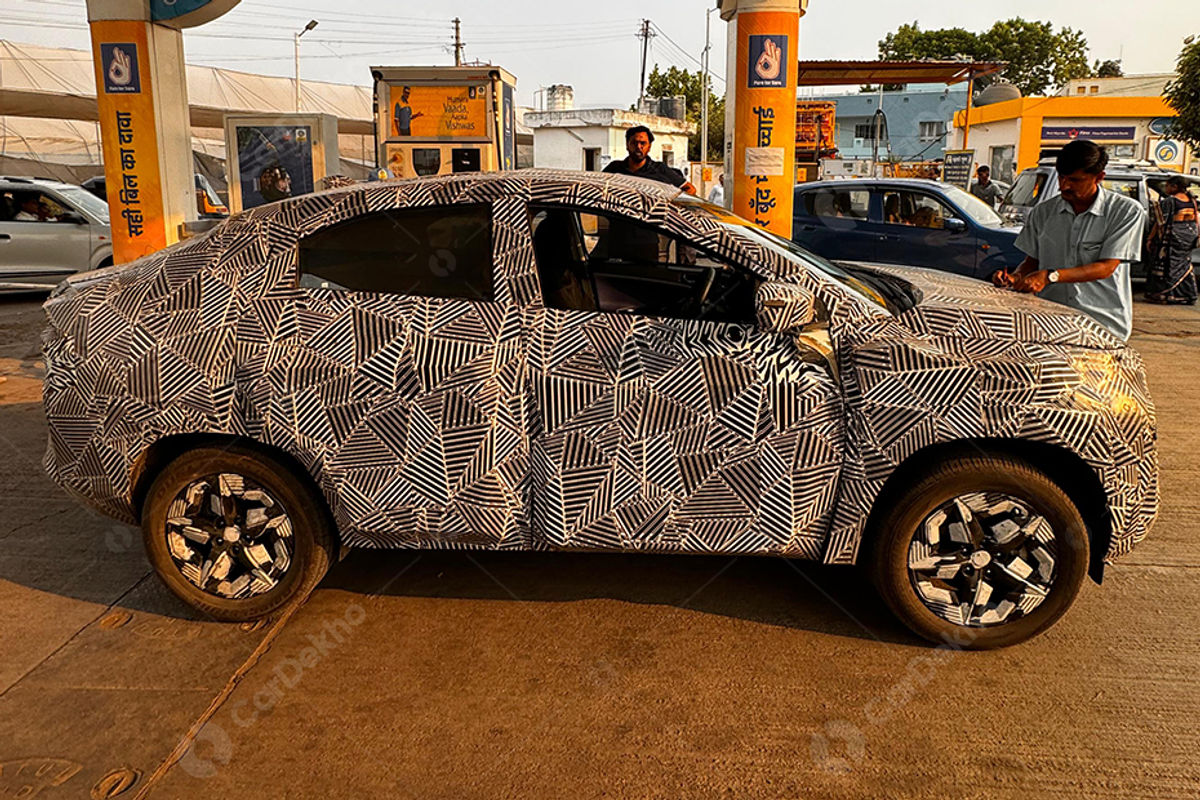 Tata Curvv ICE spied Tata Curvv ICE spied