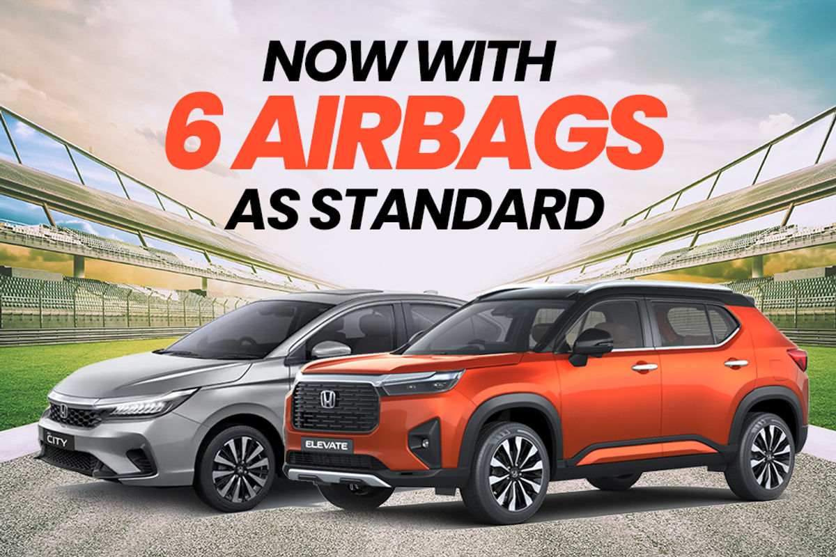 Honda City and Elevate Honda City and Elevate get 6 airbags as standard