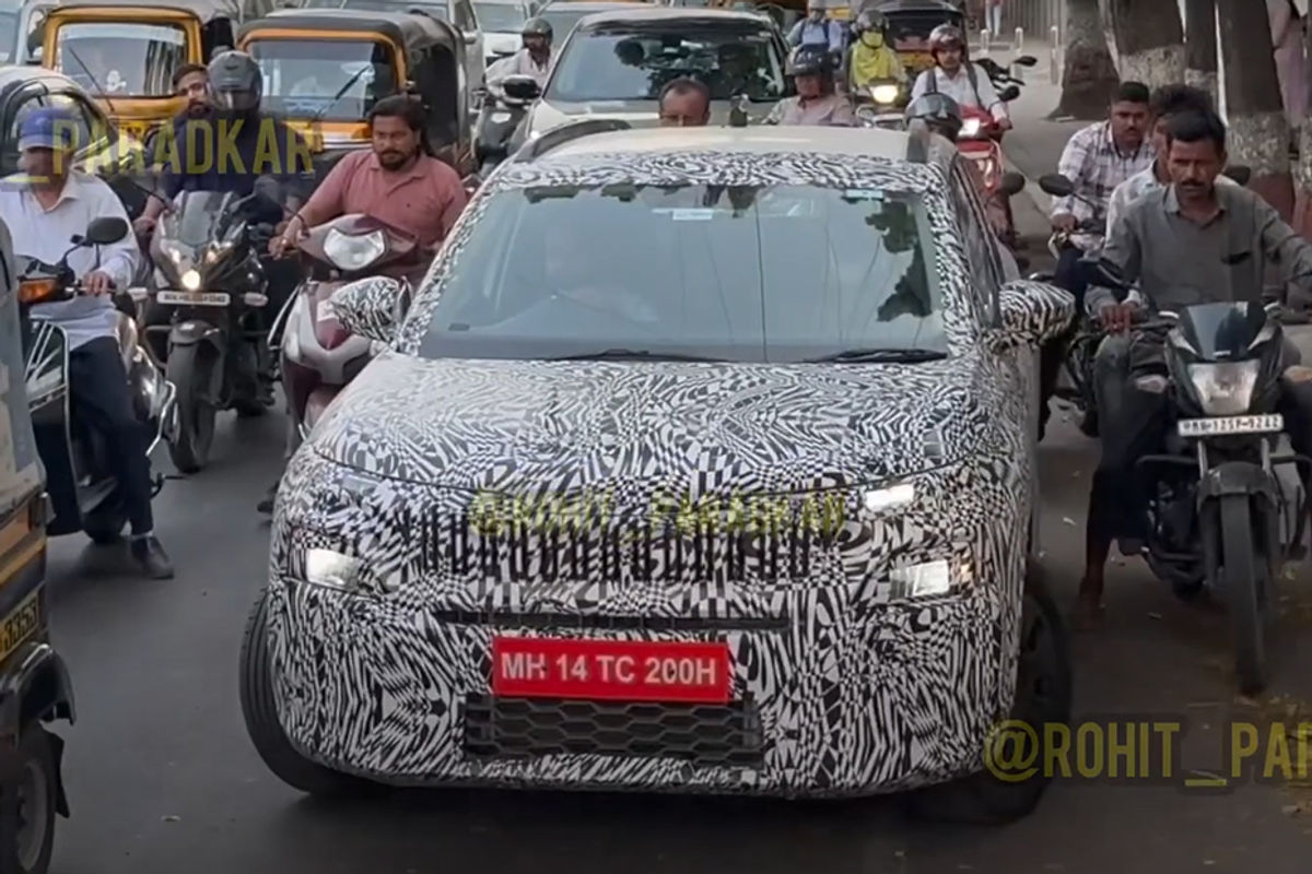 Skoda sub-4m SUV spied