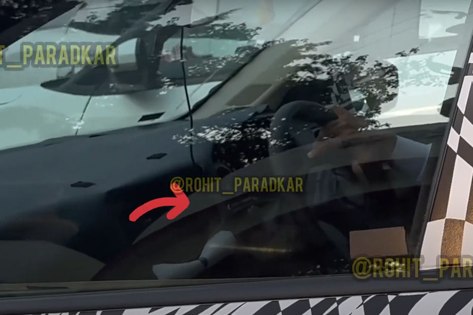 Skoda sub-4m SUV touchscreen spied Skoda sub-4m SUV touchscreen spied