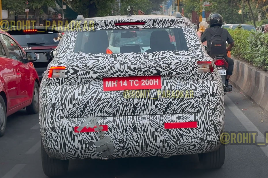 Skoda sub-4m SUV rear spied Skoda sub-4m SUV rear spied