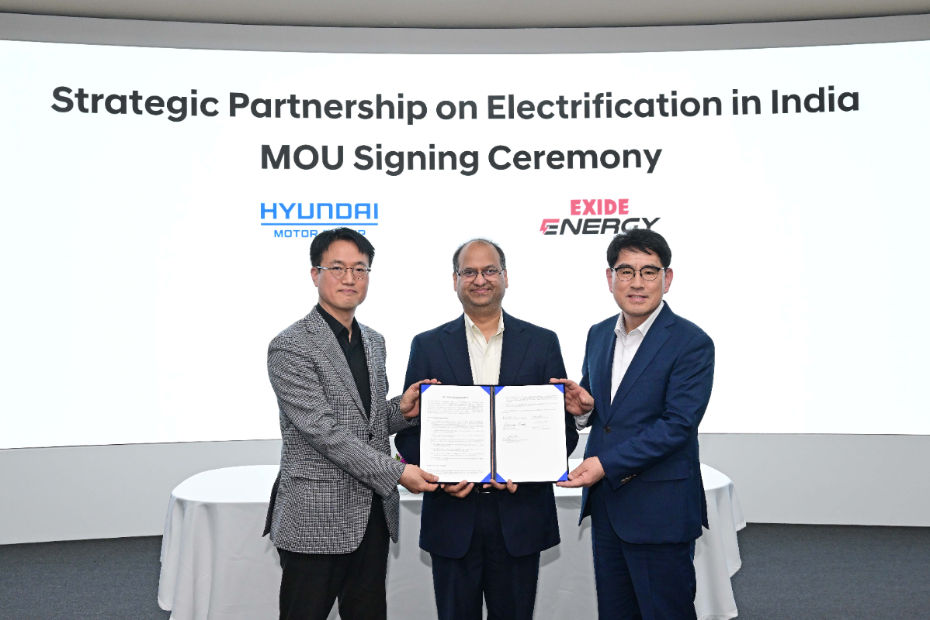 Hyundai-Kia Partner With Exide Energy
