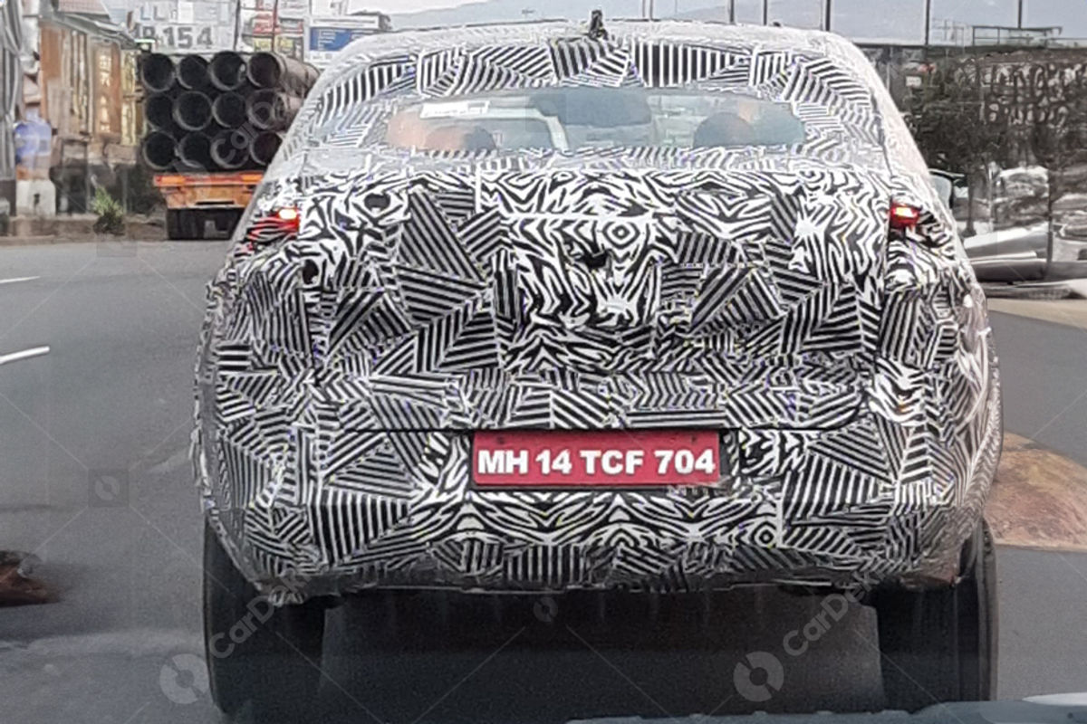 Tata Curvv Rear Spy Shot