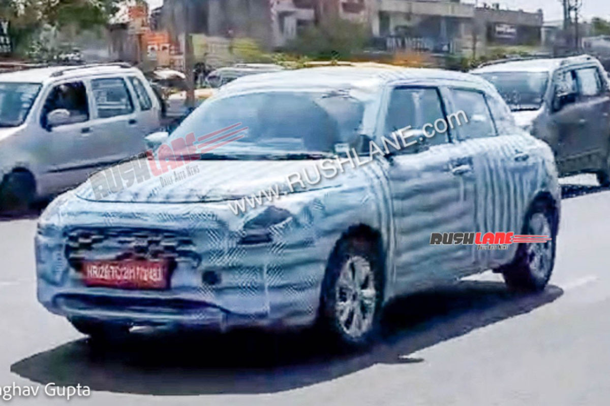 2024 Maruti Swift Spied 2024 Maruti Swift Spied