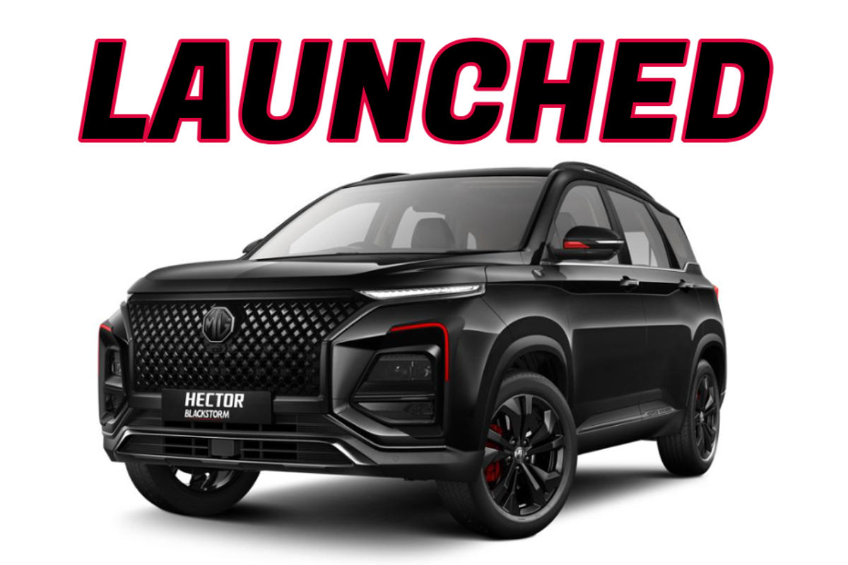 MG Hector Blackstorm Launched