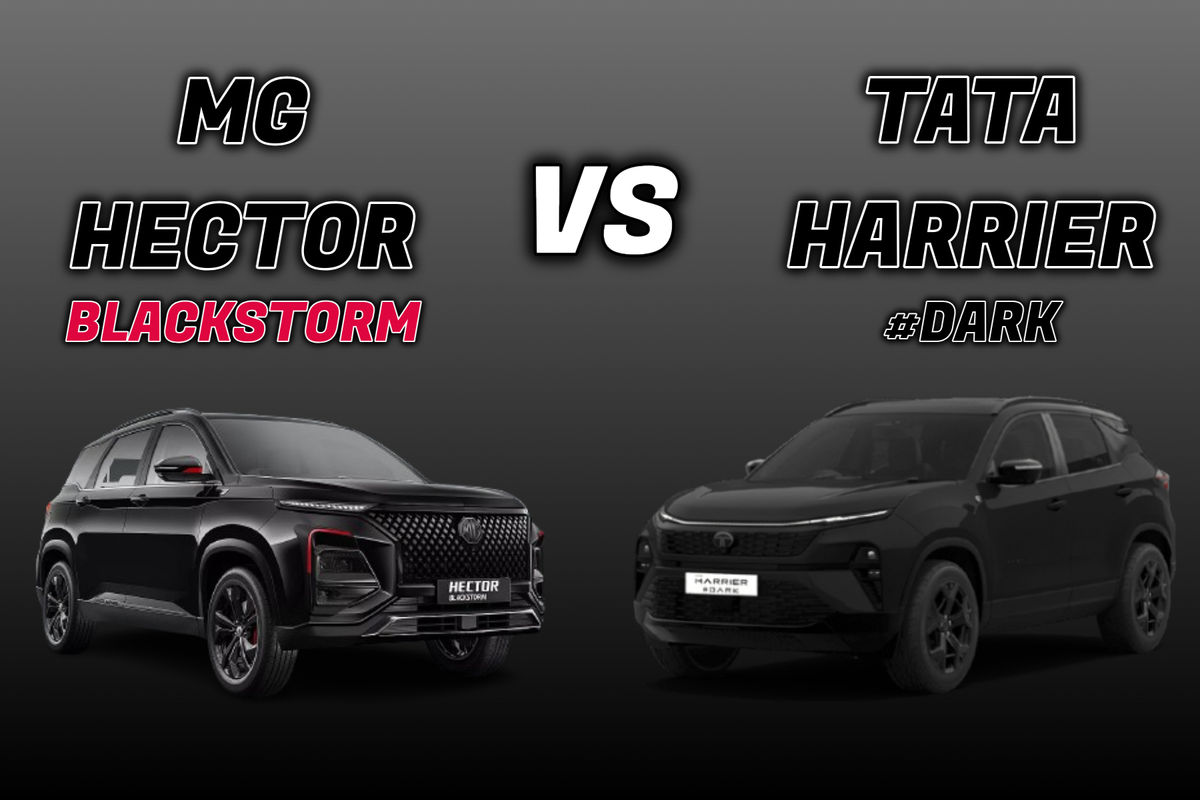 MG Hector Blackstorm vs Tata Harrier Dark