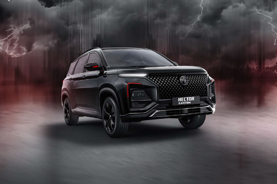 MG Hector Blackstorm Front
