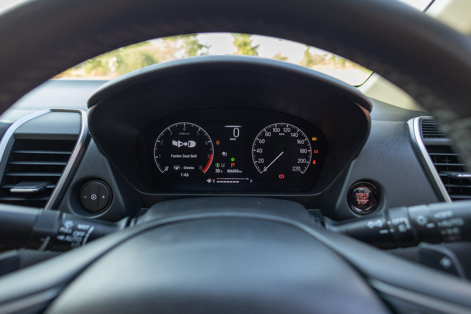 Honda City semi-digital driver display Honda City semi-digital driver display