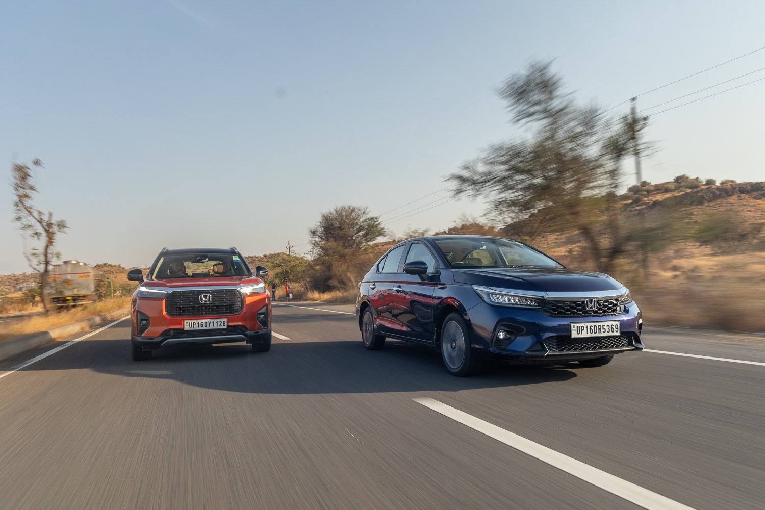 Honda City and Elevate driving Honda City and Elevate driving