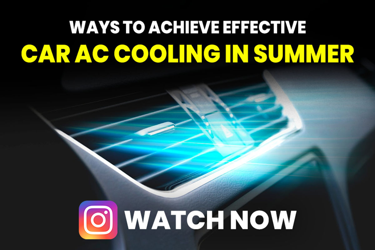 Watch: how to achieve efficient cooling on your car's AC in summers Watch: how to achieve efficient cooling on your car's AC in summers