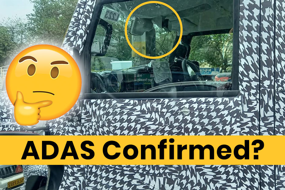 Mahindra Thar 5-door to get ADAS?