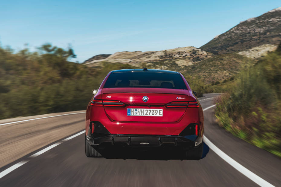 BMW i5 M60 rear