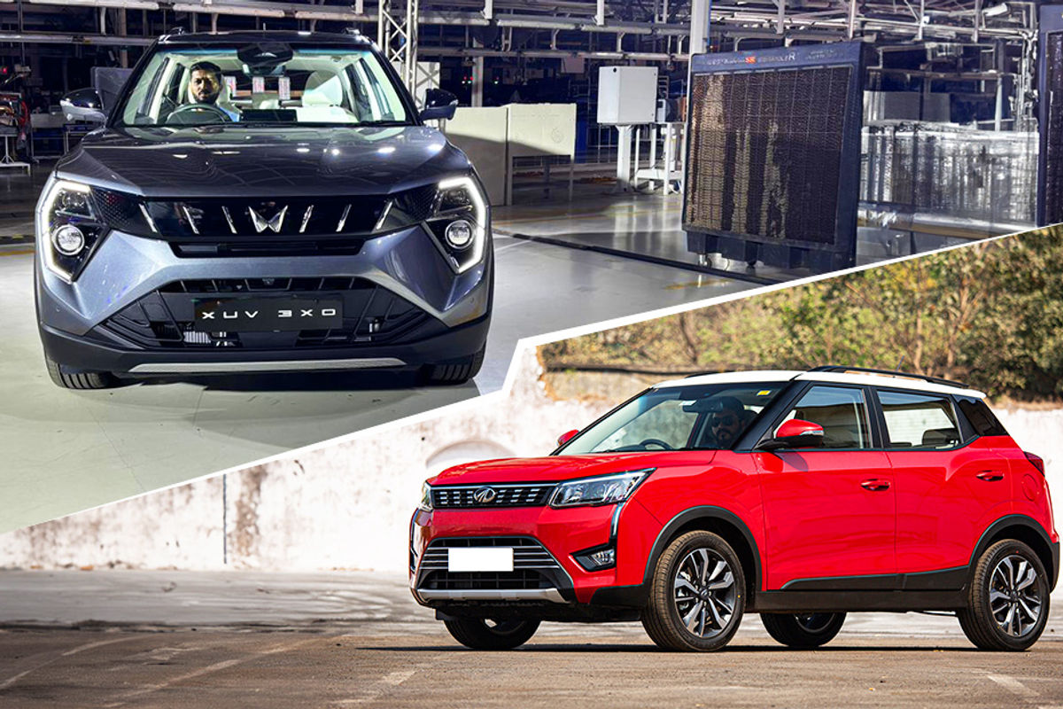 Mahindra XUV 3XO vs Mahindra XUV300 compared in images