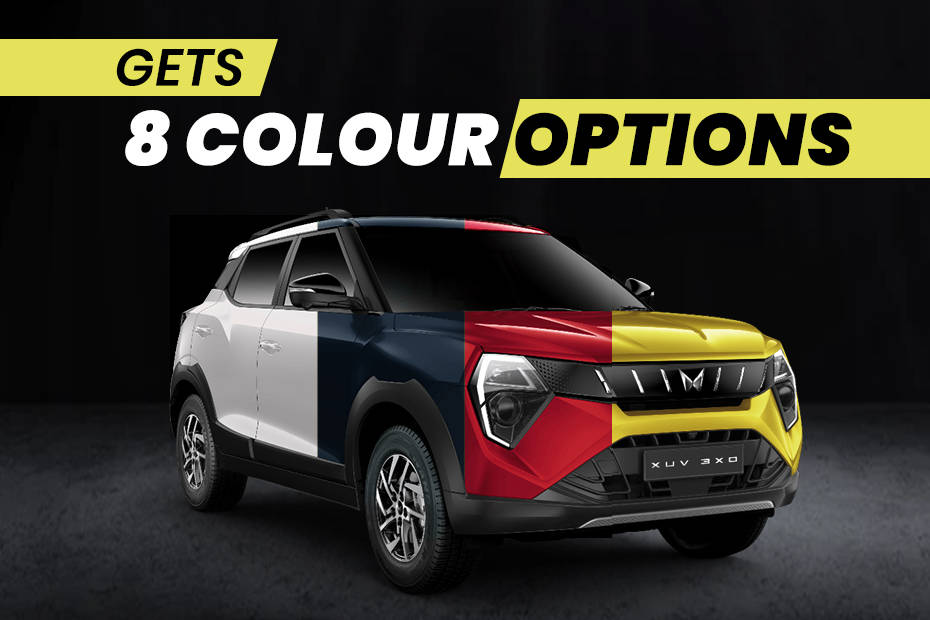 Mahindra XUV 3XO colour options detailed