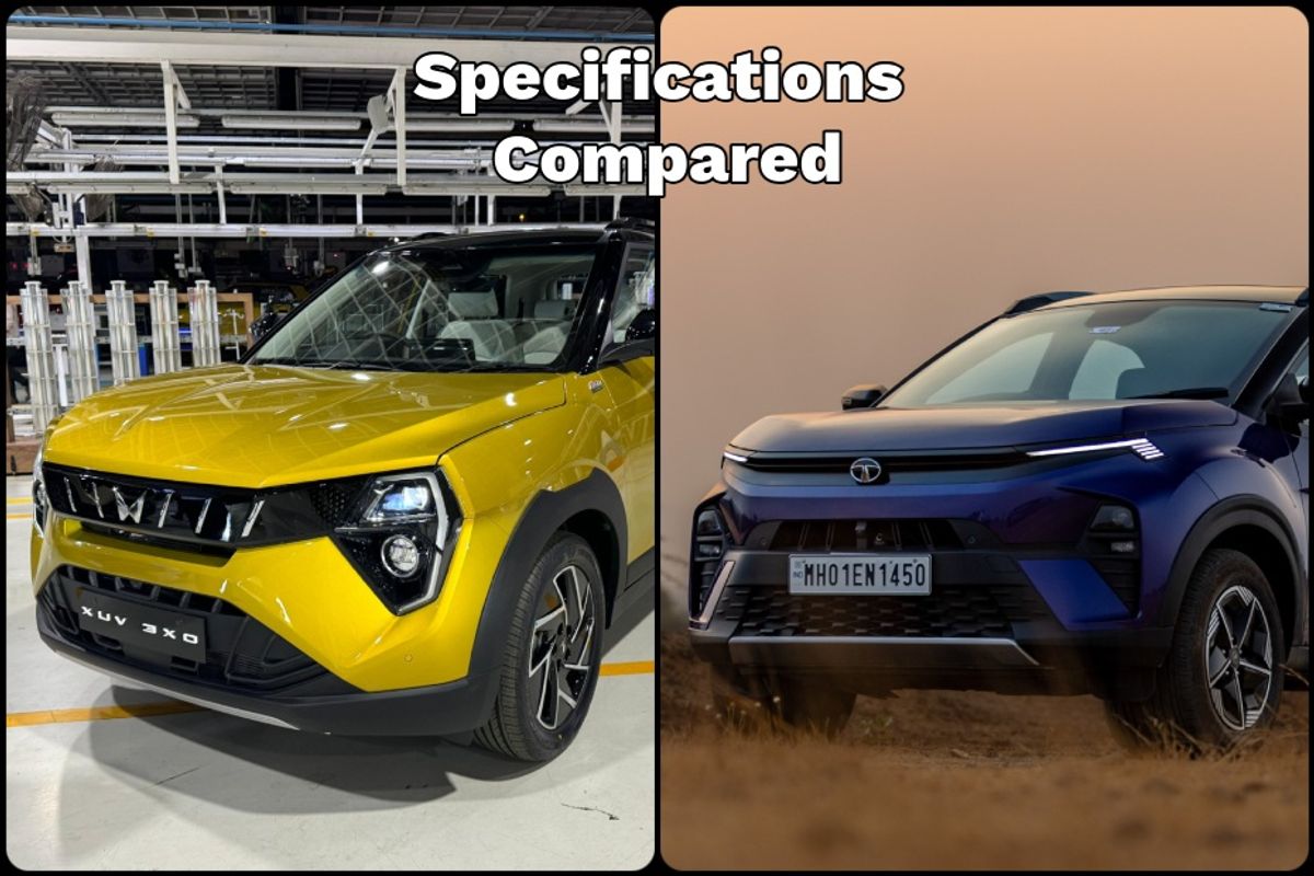 XUV 3XO vs Nexon Specification Comparison