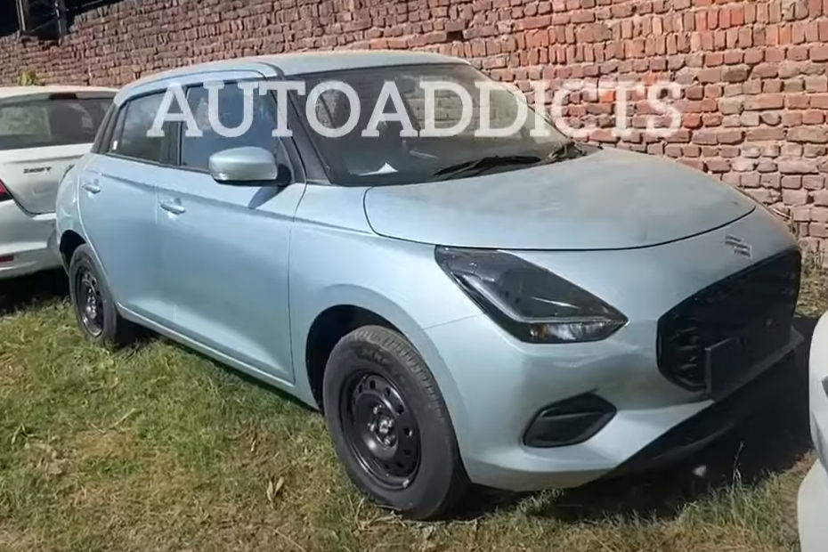 2024 Maruti Swift Spied At Dealer Stockyard Ahead Of Launch On May 9