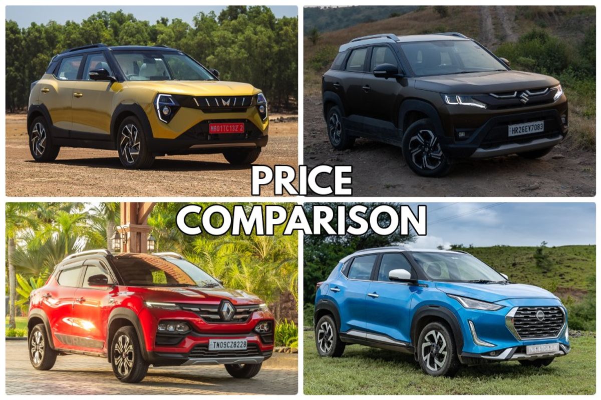 XUV3XO vs Brezza vs Magnite vs Kiger