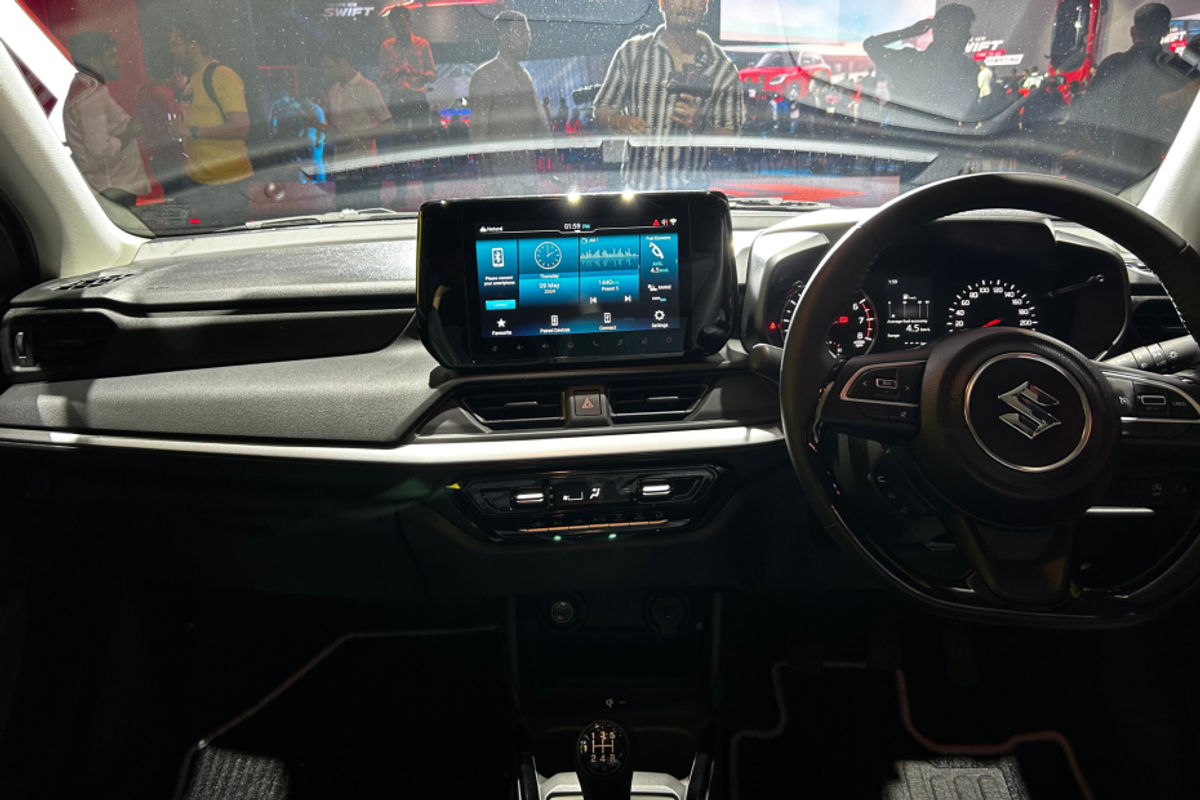 2024 Maruti Swift cabin