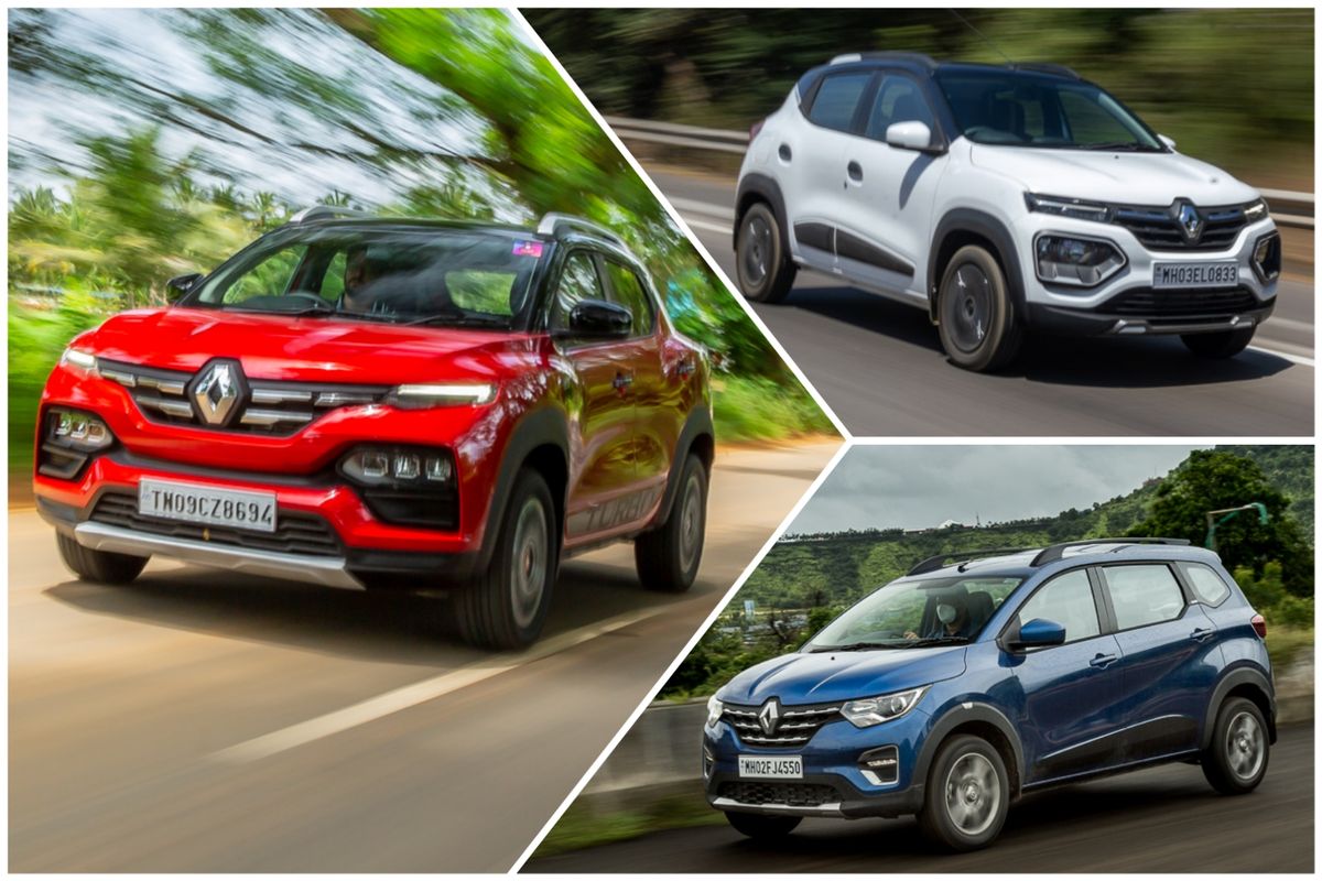 Renault Kiger, Kwid, Triber