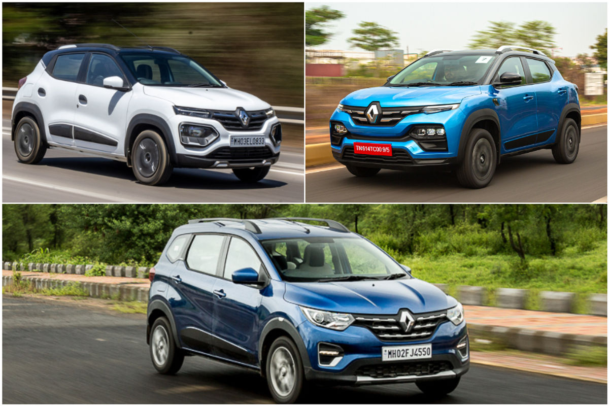 Renault Kwid, Kiger, and Triber
