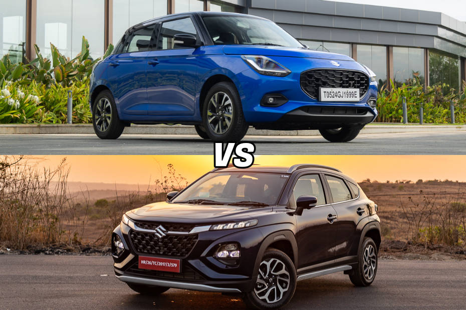 Maruti Swift 2024 vs Maruti Fronx