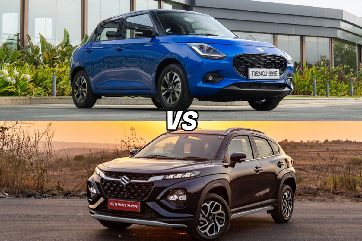 Maruti Swift 2024 vs Maruti Fronx Maruti Swift 2024 vs Maruti Fronx