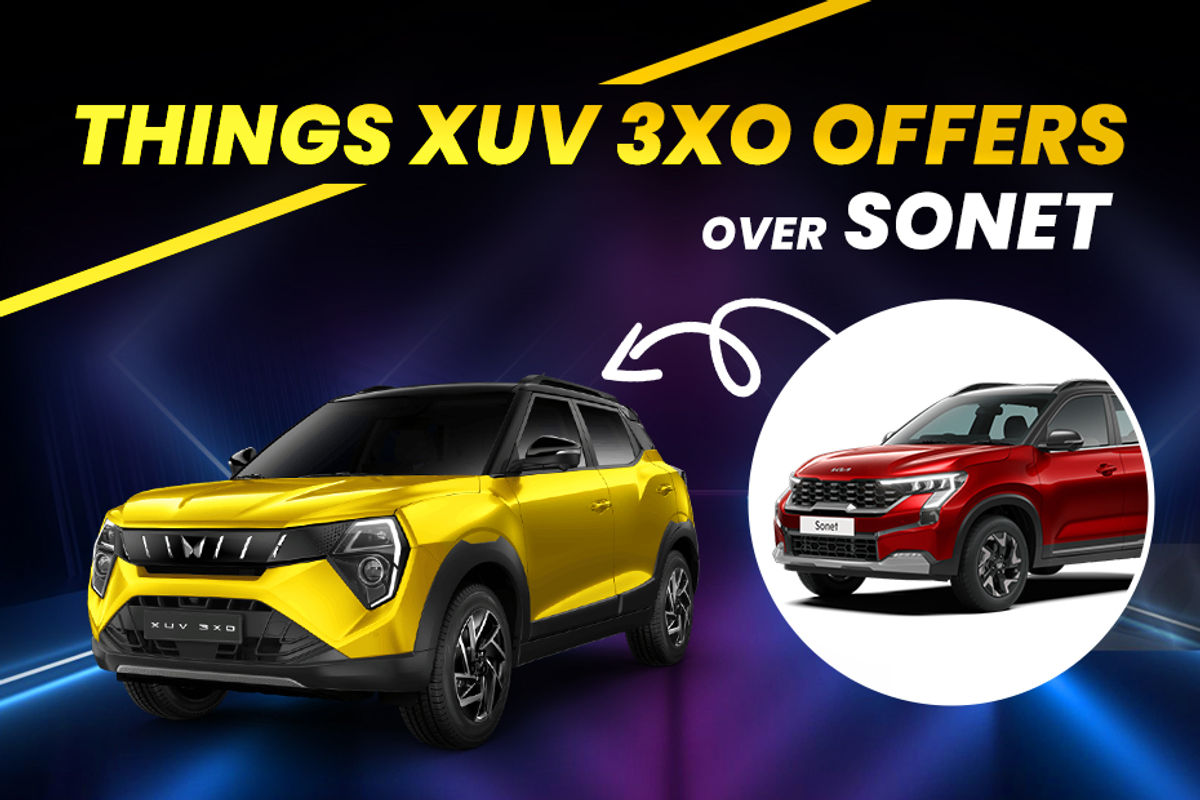 Mahindra XUV 3XO vs Kia Sonet Mahindra XUV 3XO vs Kia Sonet