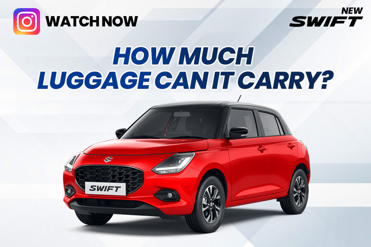 2024 Maruti Swift: how much luggage can it carry in the real world?