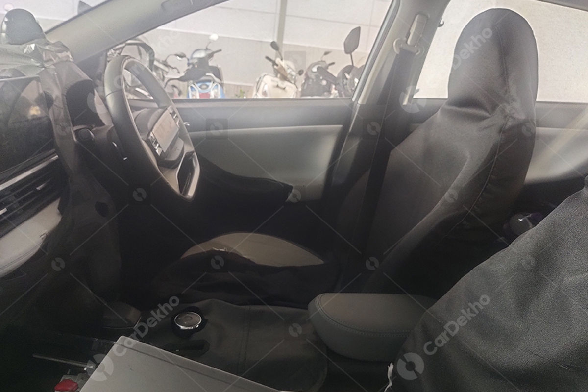 Tata Curvv production-ready cabin spied